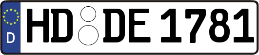 HD-DE1781