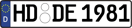 HD-DE1981