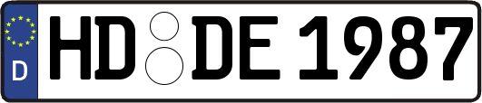 HD-DE1987