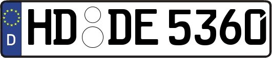 HD-DE5360