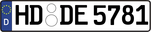 HD-DE5781