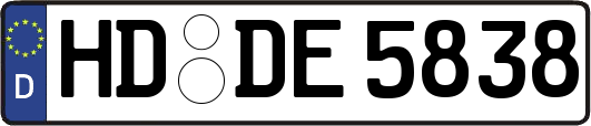 HD-DE5838