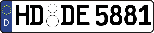HD-DE5881