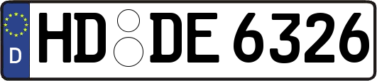 HD-DE6326
