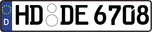 HD-DE6708