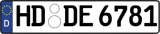 HD-DE6781