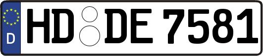 HD-DE7581