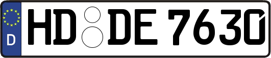 HD-DE7630