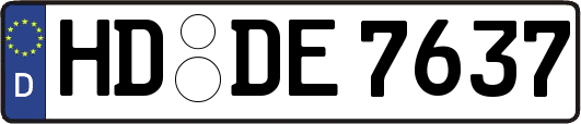 HD-DE7637