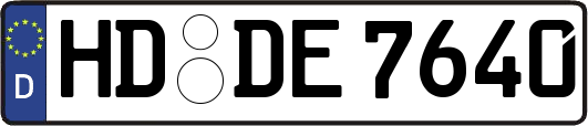 HD-DE7640