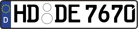 HD-DE7670