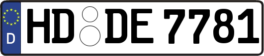 HD-DE7781