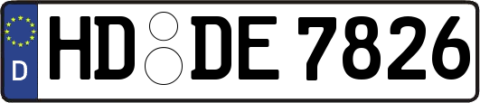 HD-DE7826