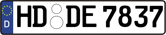 HD-DE7837
