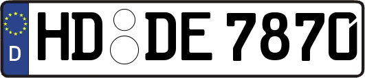 HD-DE7870