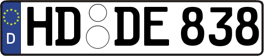 HD-DE838