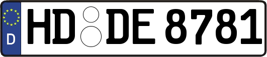 HD-DE8781