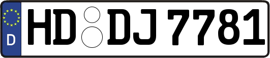 HD-DJ7781