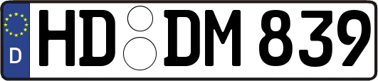 HD-DM839