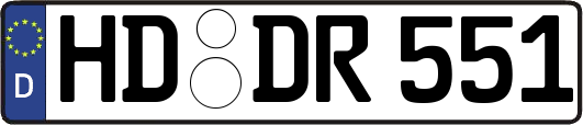 HD-DR551
