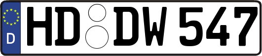 HD-DW547