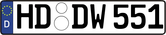 HD-DW551