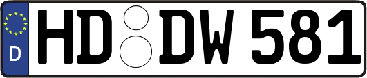 HD-DW581