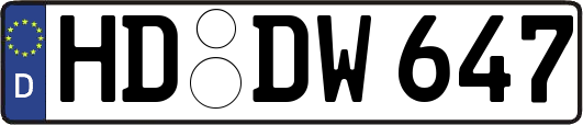 HD-DW647