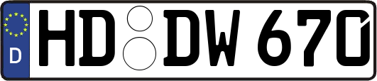 HD-DW670