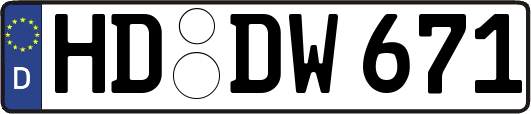 HD-DW671