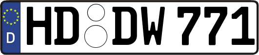 HD-DW771