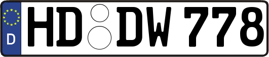 HD-DW778