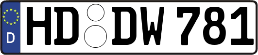 HD-DW781