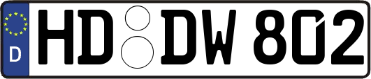 HD-DW802