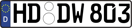 HD-DW803