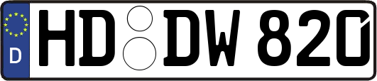 HD-DW820