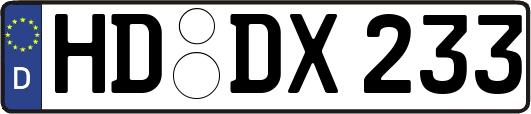 HD-DX233