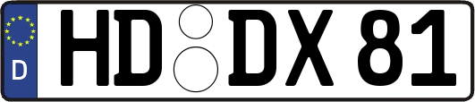 HD-DX81