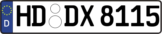 HD-DX8115
