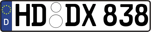 HD-DX838
