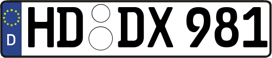 HD-DX981