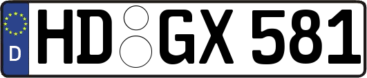HD-GX581