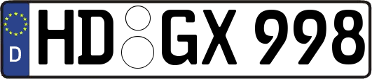 HD-GX998