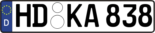 HD-KA838