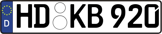 HD-KB920