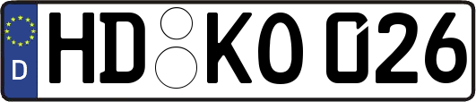 HD-KO026