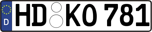 HD-KO781