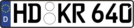 HD-KR640