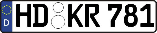 HD-KR781