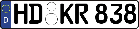 HD-KR838